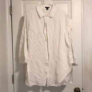 White button down shirt